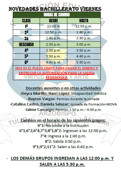 Horario